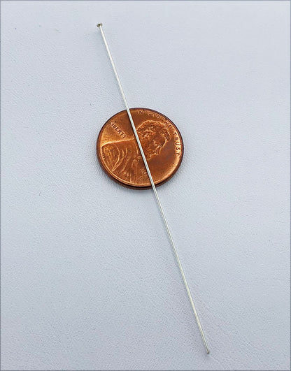 807S-XX = Head Pin Sterling Silver (Pkg of 10)