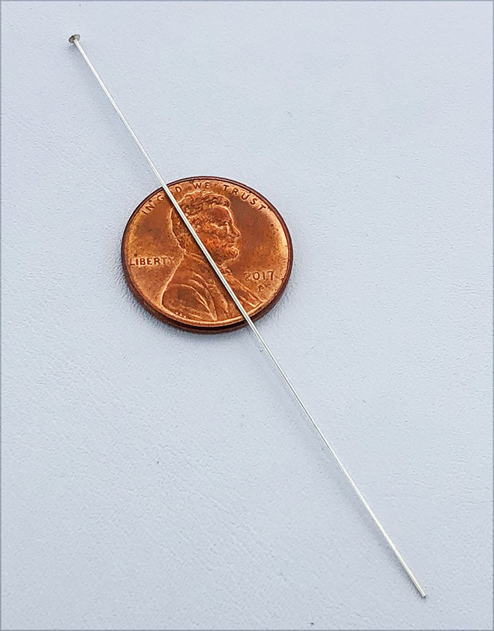 807S-XX = Head Pin Sterling Silver (Pkg of 10)