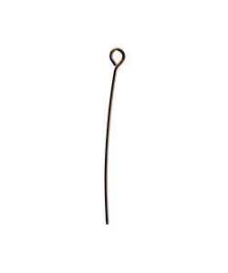 808CU-04 = Copper Eye Pins 1'' x .020'' (24ga) Wire (Pkg of 50)