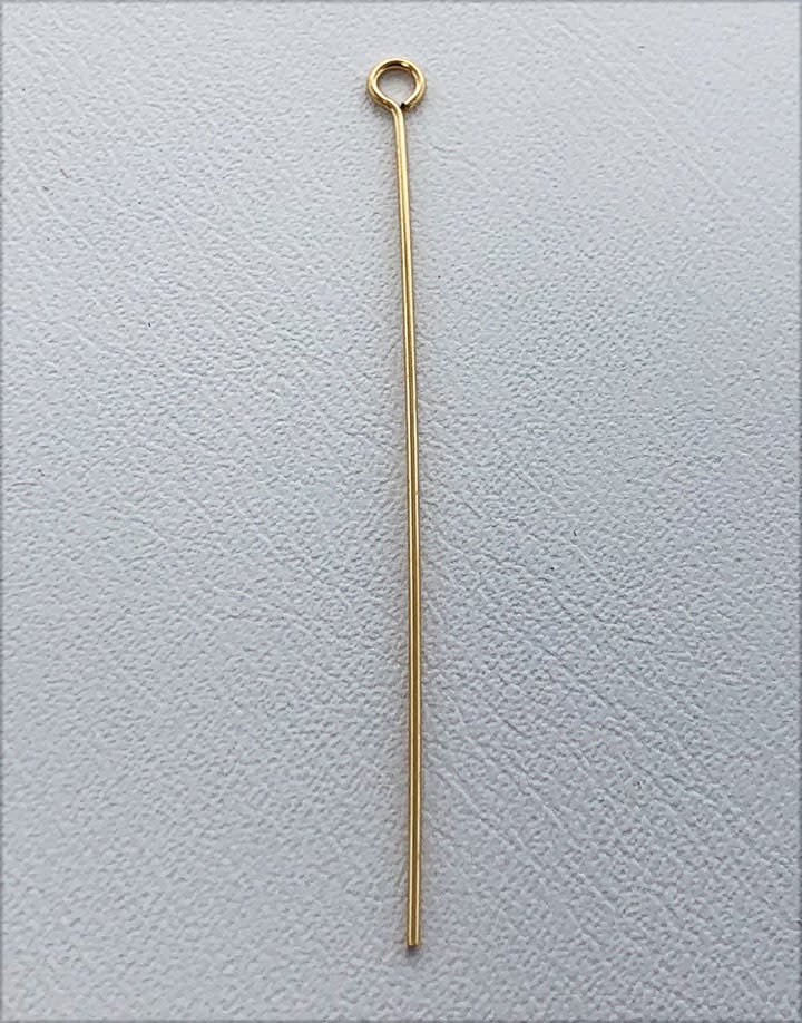 808F-XX = Eye Pins Gold Filled (Pkg of 10)