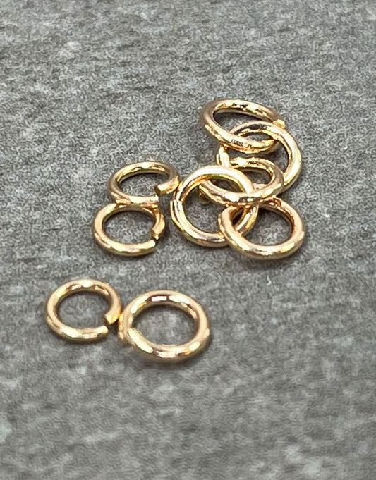 900-XX-10K = Open Jump Ring 10KY Gold