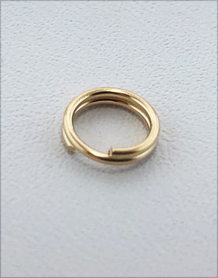 901F-03 = Split Ring 6.5mm Round Gold Filled (Pkg of 10)