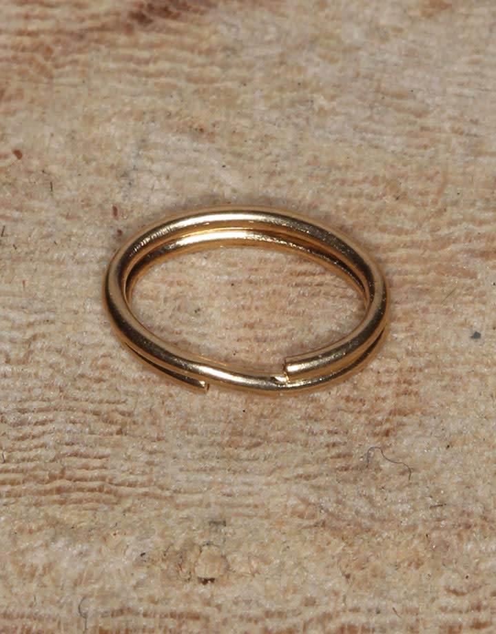 901F-06 = Split Ring 3.6x5.8mm Oval Gold Filled (Pkg of 10)