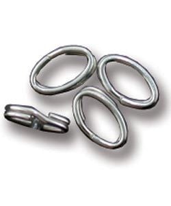 901S-06 = STERLING SILVER - SPLIT RING OVAL 3.6 x 5.8mm (EACH)