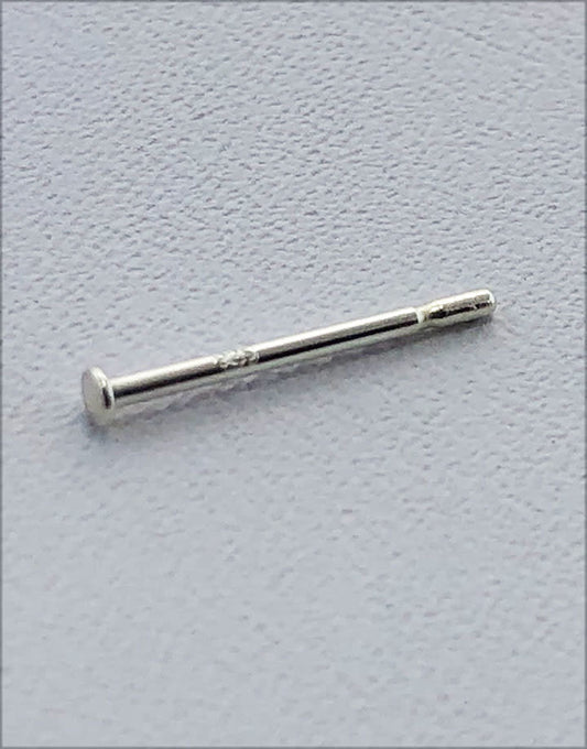 902S-41= Sterling Silver Earring Post with Pad - 7/16'' x .030'' (Pkg of 20)