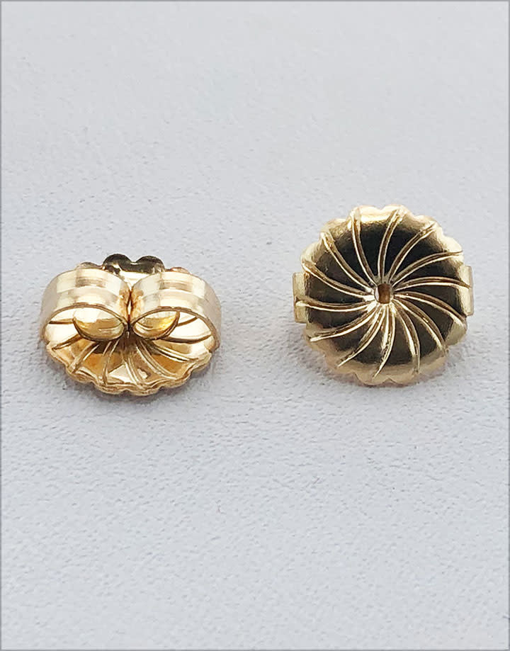 909F-08 = GOLD FILLED EARNUT GIANT FRICTION