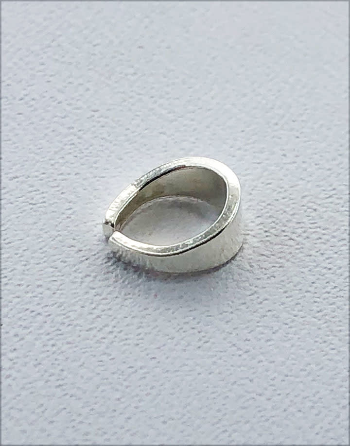 910S-21 = Sterling Silver Split Bail 6.1 x 2.9mm (Pkg of 10)
