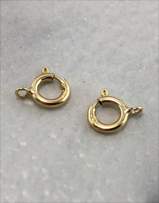 911-XX = Standard Spring Ring Clasp 14KY Gold