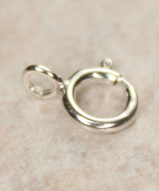 911S-0X = Sterling Silver Spring Ring Standard (Pkg of 10)