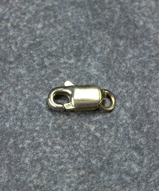 912-0X = Lobster Clasp with Jump Ring 14KY Gold