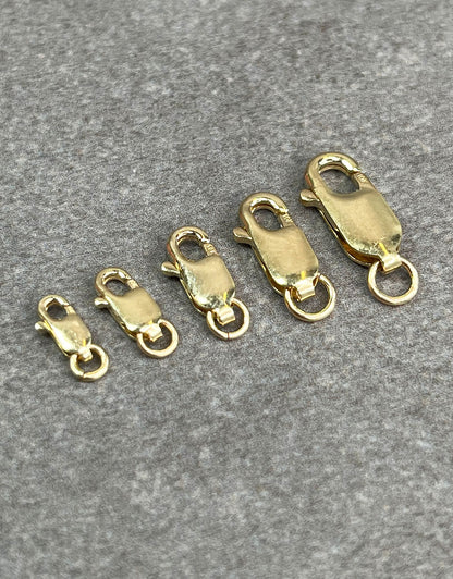 912-2X = Lobster Clasp with Jump Ring 10KY Gold