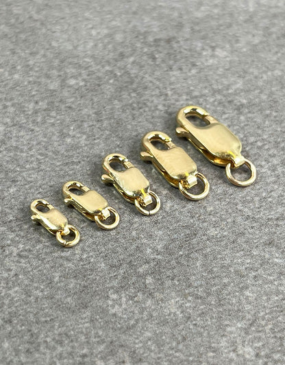 912-2X = Lobster Clasp with Jump Ring 10KY Gold