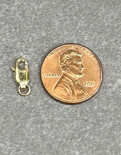 912-2X = Lobster Clasp with Jump Ring 10KY Gold