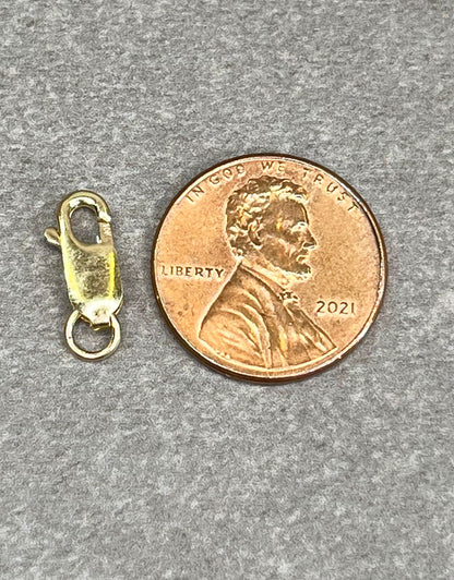 912-2X = Lobster Clasp with Jump Ring 10KY Gold