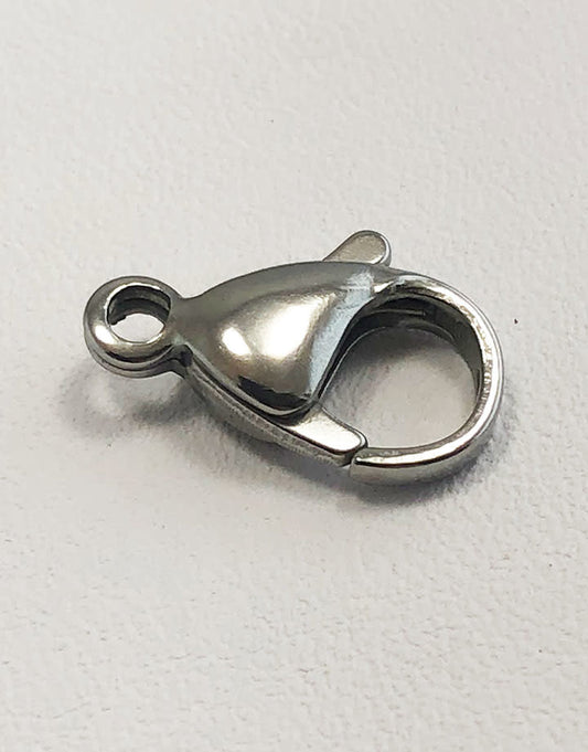 912L-44 = 15mm Stainless Steel Trigger Clasp (Pkg of 6)