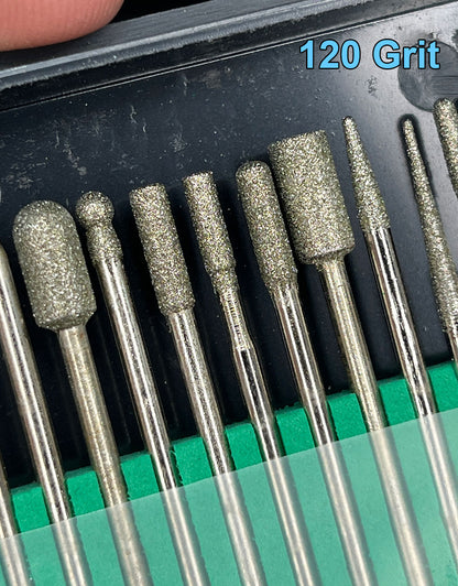 BR16071 = Diamond Bur Set 30pcs Large 120 Grit