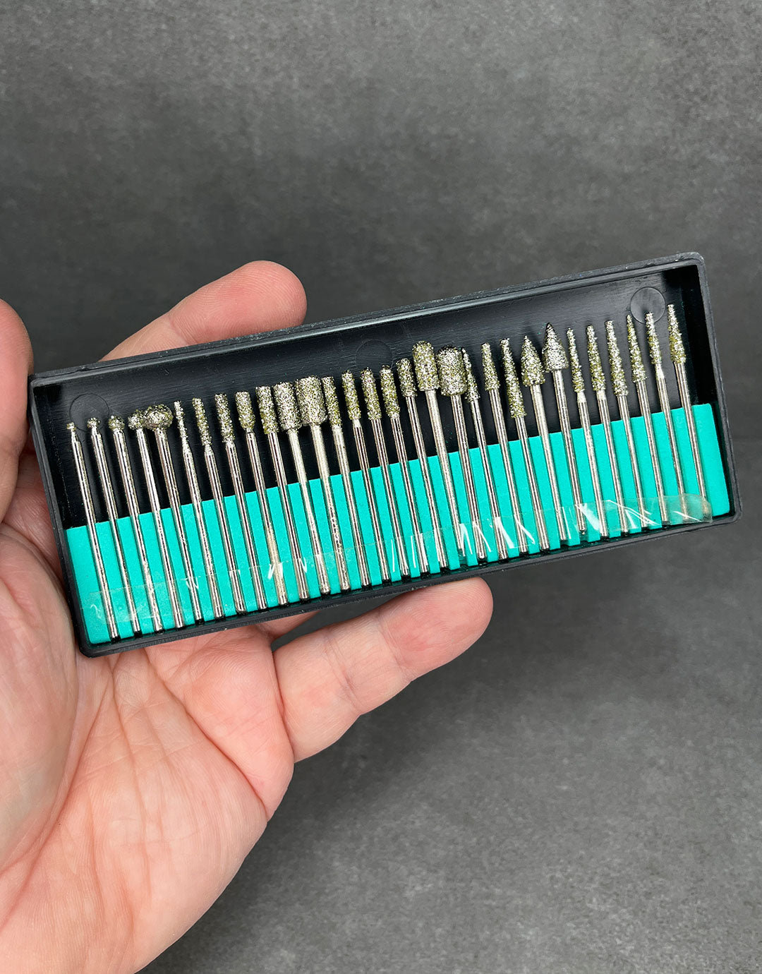 BR16070 = Diamond Bur Set 30pcs LARGE 46 Grit