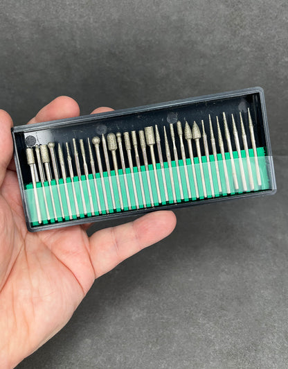 BR16071 = Diamond Bur Set 30pcs Large 120 Grit