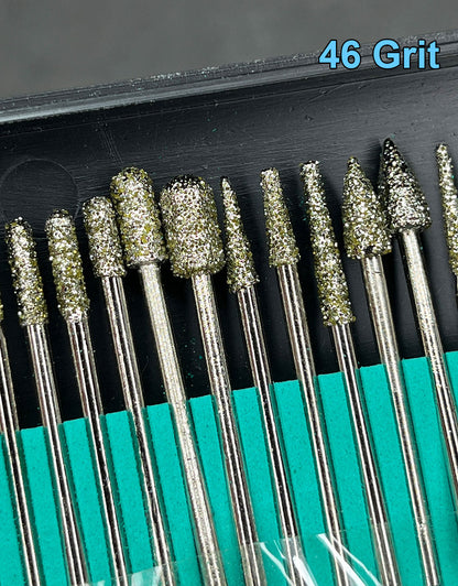 BR16070 = Diamond Bur Set 30pcs LARGE 46 Grit