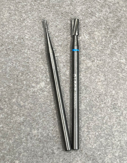 BR2390 = Carbide Bur Cylinder Square Cross-Cut Assortment - 15pc