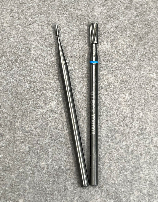 BR2390 = Carbide Bur Cylinder Square Cross-Cut Assortment - 15pc