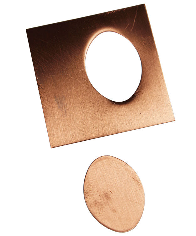 DA2415 = Large Oval Disc Cutter Set of Four Sizes 13x18mm to 22x30mm