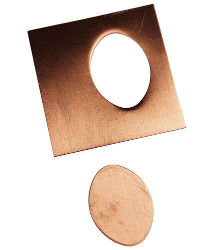 DA2415 = Large Oval Disc Cutter Set of Four Sizes 13x18mm to 22x30mm