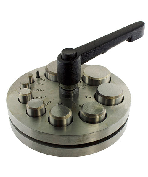 DA2590 = Economical Disc Cutter 1/8'' to 1-1/4'' - Ten Punches