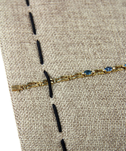 DBR3640 = Burlap  Bracelet/Watch Tray Insert 14-1/8" x 7-1/2"