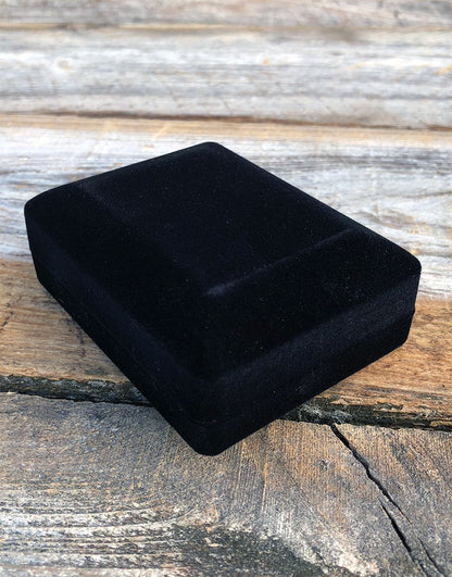 DBX1215 = Black Value Velvet Small Pendant Box (Each)