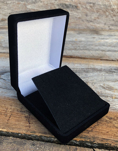 DBX1215 = Black Value Velvet Small Pendant Box (Each)