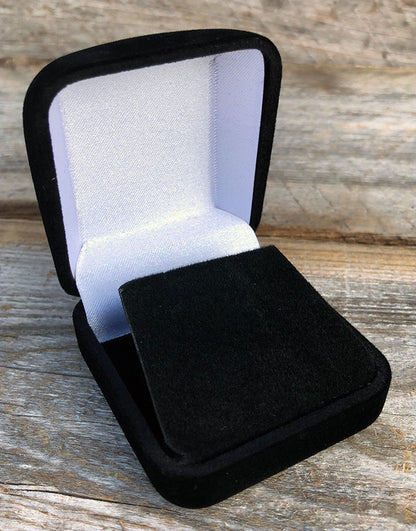 DBX1220 = Black Value Velvet Earring Box (Each)