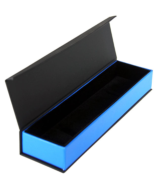 DBX4053 = Deluxe Magnetic Blue/Black Bracelet/Watch Box