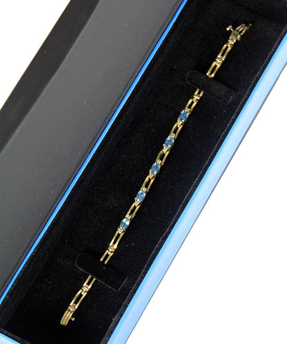 DBX4053 = Deluxe Magnetic Blue/Black Bracelet/Watch Box