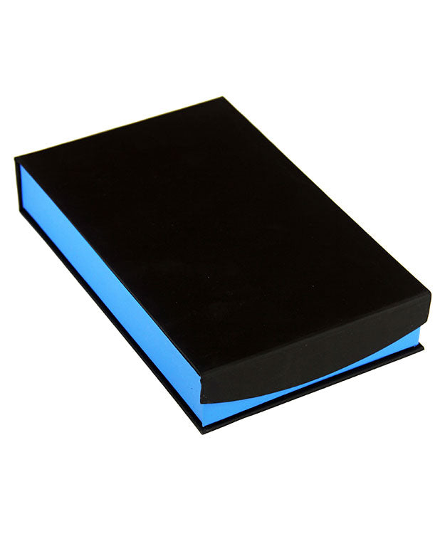DBX4055 = Deluxe Magnetic Blue/Black Necklace Box
