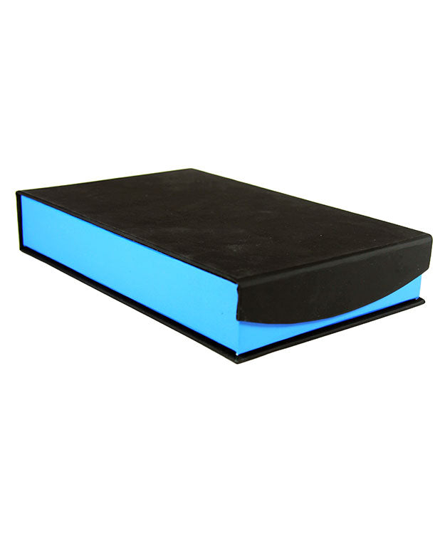 DBX4055 = Deluxe Magnetic Blue/Black Necklace Box