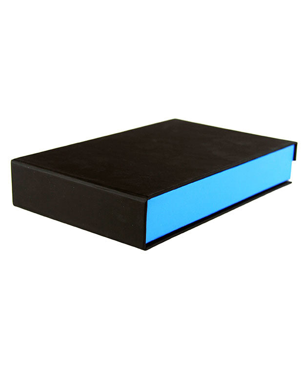 DBX4055 = Deluxe Magnetic Blue/Black Necklace Box