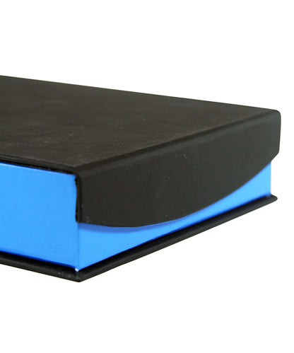 DBX4055 = Deluxe Magnetic Blue/Black Necklace Box
