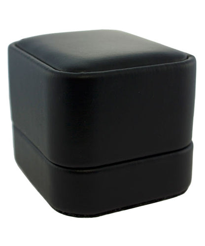 DBX5831 = Black Leatherette Round Corner Ring Box (EACH)