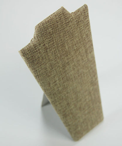 DCH3670 = Burlap Necklace Easel 8" H (Pkg of 6)
