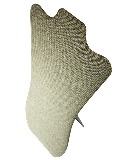 DCH3673 = Burlap Necklace Easel Display 13-3/8" H