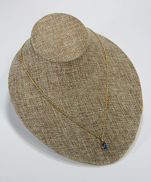 DCH3711 = Burlap Low Necklace Bust 7" W