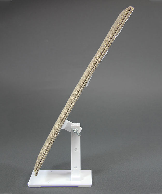 DCH3991 = Burlap Necklace Easel Display 12-1/8" H