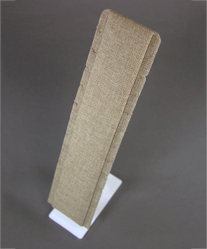DCH3991 = Burlap Necklace Easel Display 12-1/8" H