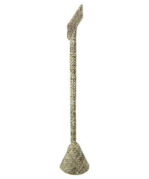 DER3255 = Burlap Earring Display 6-1/2" H (Pkg of 3)