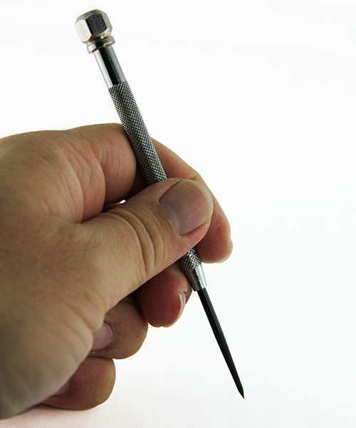 EN5927 = Steel Scriber with Knurled Chuck