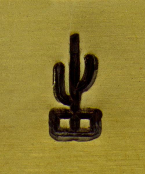 PN5665 = DESIGN STAMP 6mm - cactus