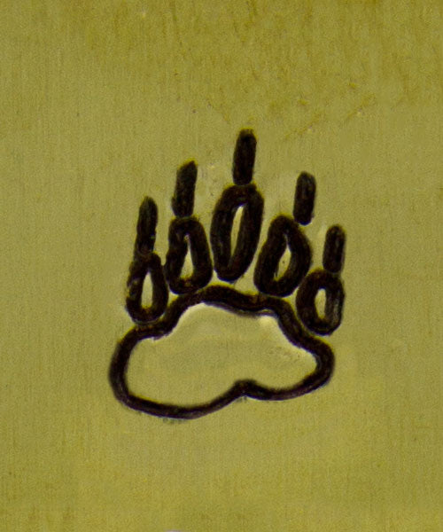 PN5672 = DESIGN STAMP 6mm - bear claw
