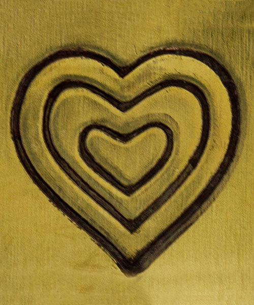 PN5713 = DESIGN STAMP ELITE JUMBO 10mm - triple heart