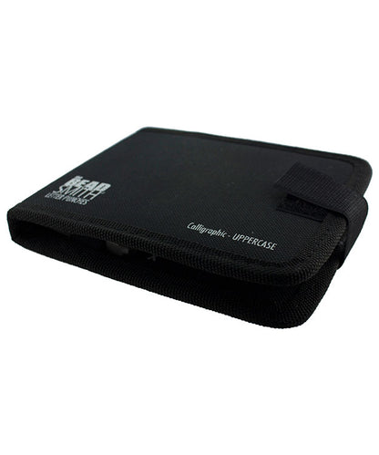 PN970 = Letter Punch Set Calligraphic Upper Case 27pcs   3mm Imprint